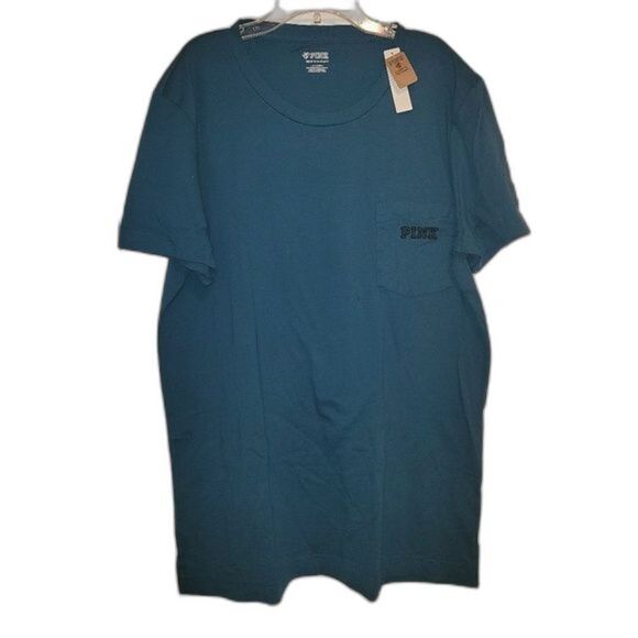 Blue Coral Short Sleeve Pocket Tee PINK VS Large - Picture 5 of 8